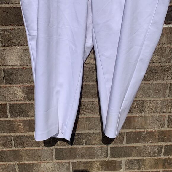 Take 50% OFF- 5th Avenue Secret Support White Cropped Pants, Size-22W - Picture 3 of 10